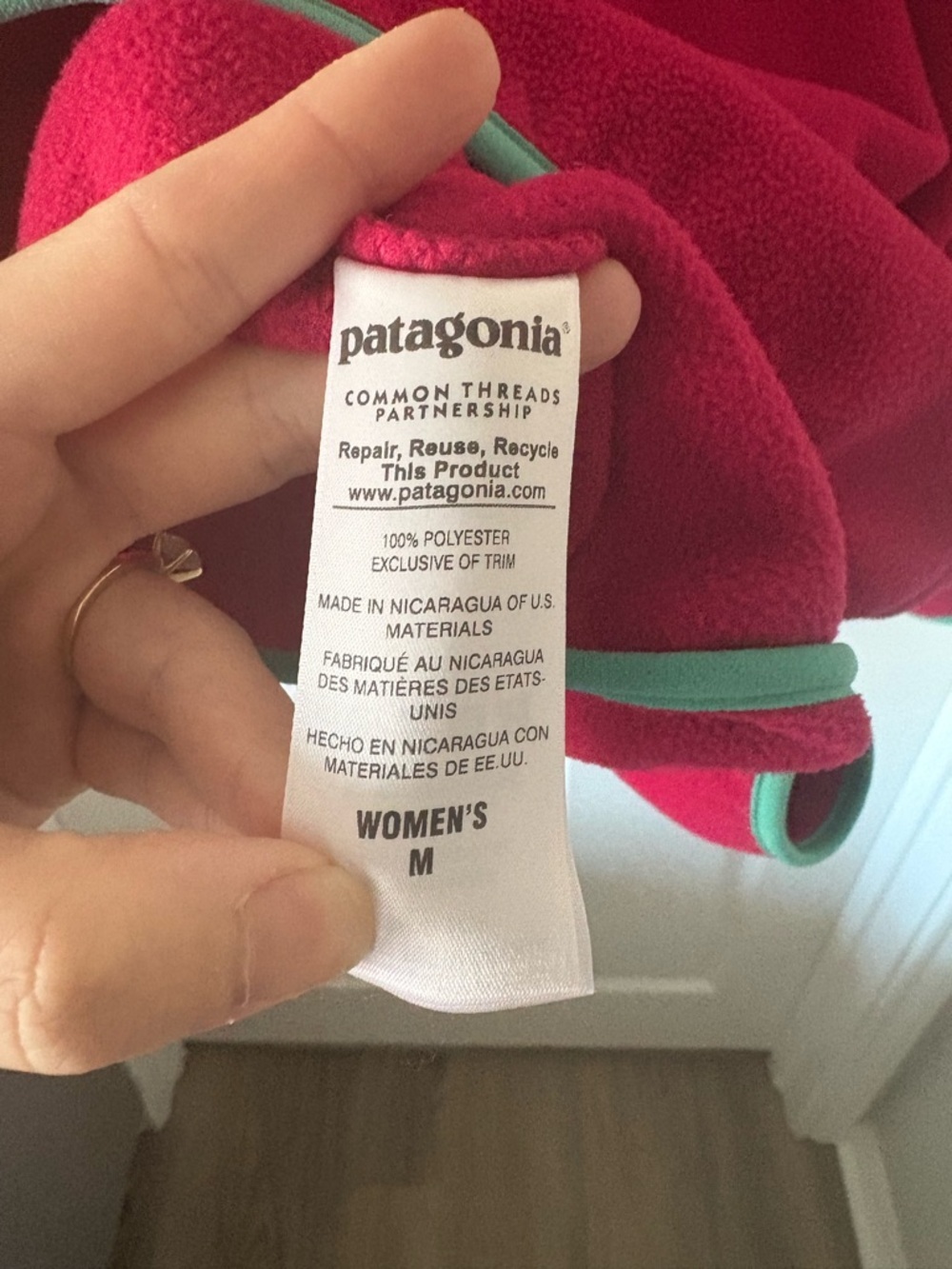 Patagonia Synchilla Snap-T fleece pullover Size M - Picture 4 of 4